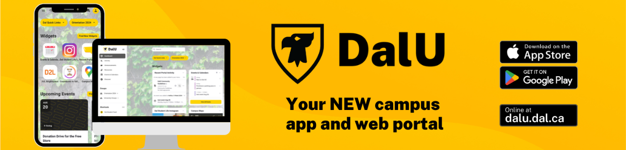 DalU: Your new campus app and web portal