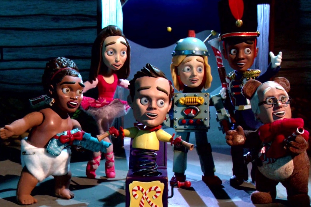 Claymation figures in an episode of the TV show Community