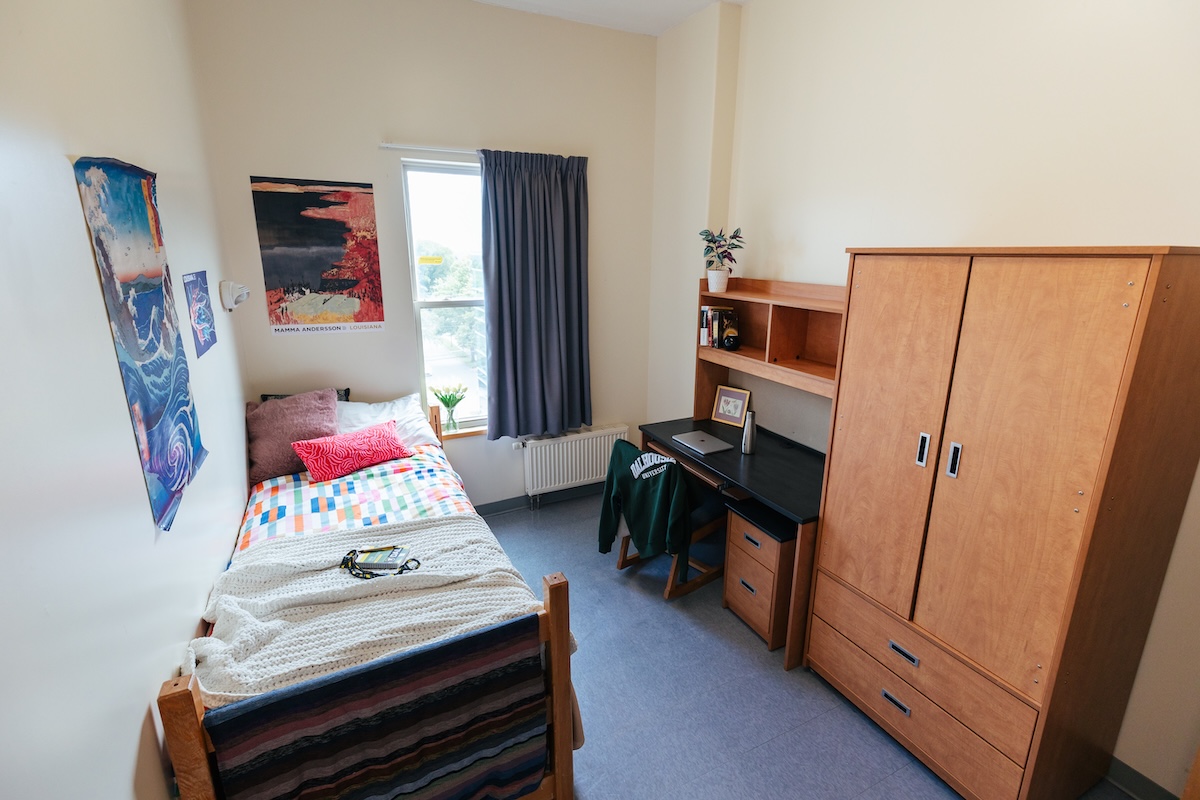Risley hall single residence room